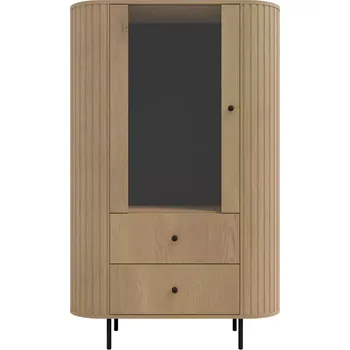 Vinotéka Vitrína Ovalio 112 1F 2S dub cremona