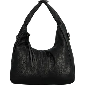 Kabelka Módní dámská koženková kabelka na rameno Hadicha, černá