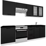 Kuchyňská linka Emily 180/240 černý puntík bb