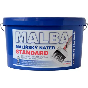 barva na zeď Malba Standard 15kg+3kg