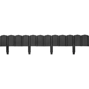 Zahradní obrubník Zahradní palisáda PA80 (sada 5 ks) Stella Green antracit