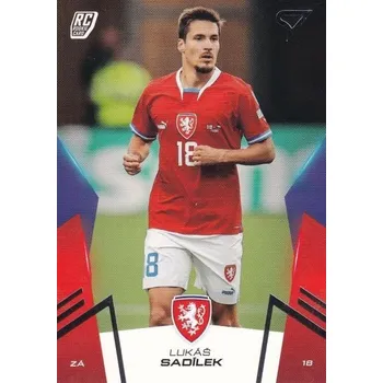 Sběratelský sportovní předmět insert RC karta LUKÁŠ SADÍLEK 2024 Hrdí Lvi Rookie číslo 24