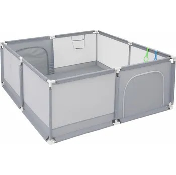 Dětská ohrádka APT DA536A 200 x 180 x 65 cm šedá