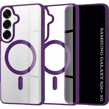 Pouzdro na mobilní telefon Techsuit - MagSafe Pro pro Samsung Galaxy S26 Plus - fialová
