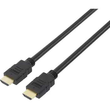 Audio kabel SpeaKa Professional HDMI kabel Zástrčka HDMI-A, Zástrčka HDMI-A 5.00 m černá SP-7870704 4K UHD, Audio Return Channel, pozlacené kontakty HDMI kabel