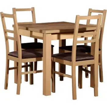 Jídelní set Jídelní Set Eos 1+4 St44 80/80 W-130 Wotan/Bílý