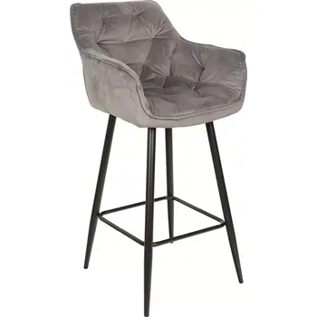 Barová židle Hoker Capri Tmavý Popel