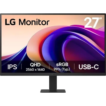 Monitor LG MT IPS LCD LED 27" 27U631A - IPS panel, 2560x1440, 100hz, HDMI, USB-C