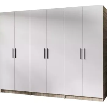 Ložnicová sestava Skříň 3x Gold 2D dub sonoma/bílá