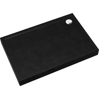 Sprchová vanička Vanička obdélníková Black Stone 80x100x12 Espera Plus AQM4636CST