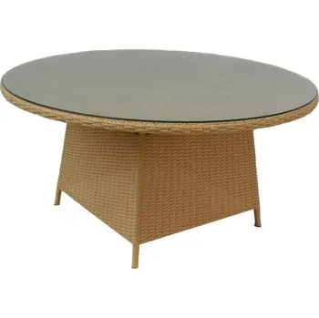 Zahradní stůl Stůl z umělého ratanu Olaf béžový