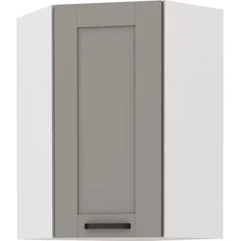 Kuchyňská Skříňka LUNA CLAYGREY/BÍLÝ 60X60 GN-90 1F (45°)
