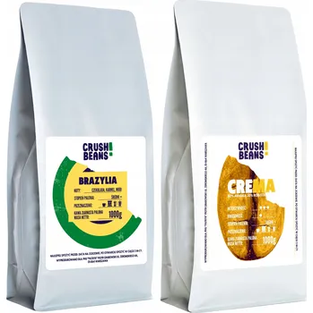Káva Káva zrnková 2kg BRAZÍLIE + CREMA Crush Beans