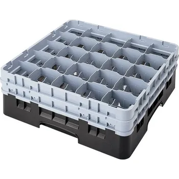přísavka na sklo Cambro Koš Camrack 25 pozic, výška sklenice 27,8 cm - Černá| TOM, R-25S1058-110