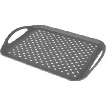 Servírovací tác ERNESTO protiskluzový 45x31,5 cm s úchyty - VELKÝ