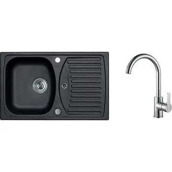 Granitový dřez Alveus SET ALVEUS RECORD 30 - 91+ BATERIE TONIA CHROM SETA512