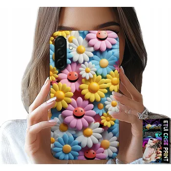 Pouzdro na mobilní telefon POUZDRO PRO SAMSUNG GALAXY A56 5G - BAREVNÉ KVĚTINY, SEDMIKRÁSKY, POUZDRO