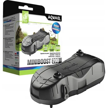Akvarijní technika AQUAEL MINIBOOST 200 MINIATURNÍ TICHÝ VZDUCHOVACÍ MOTOREK / PUMPIČKA DO AKVÁRIA