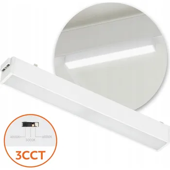LED lištové magnetické svítidlo 10W 120° 3CCT bílé - záruka 5 let