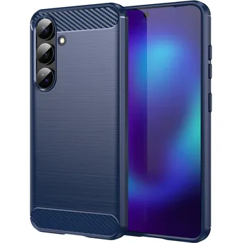 Pouzdro na mobilní telefon Techsuit - Carbon Silicone - Samsung Galaxy S26 - modrá