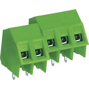 Elektrický konektor DECA 1267898 šroubová svorkovnice 2.50 mm² Pólů 2 zelená 1 ks