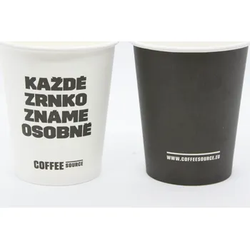 Jednorázové nádobí kelímek papírový s logem CS (50ks) - 250ml kelímek cappuccino
