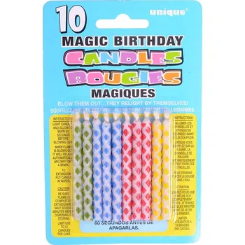 Dortová svíčka Svíčky na narozeninový na dort GRID ( 10 Ks )