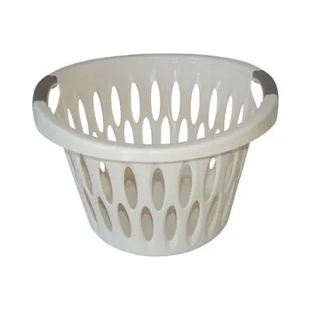 Koš na prádlo LINDO - koš na prádlo 47 x 48 x 32 cm kulatý, krémový