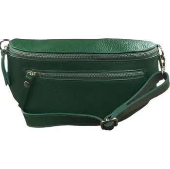 Ledvinka Vera Pelle kožená ledvinka tmavě zelená 1562D14 TM.ZELENÁ