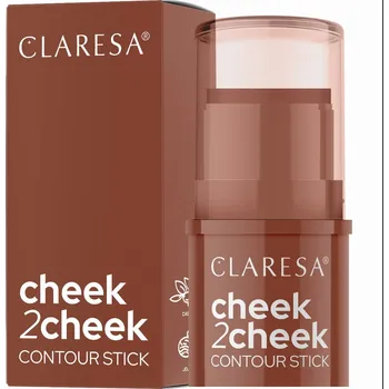 Tvářenka Claresa Cheek 2 Cheek bronzer v tyčince 02 Milk Choco saténový