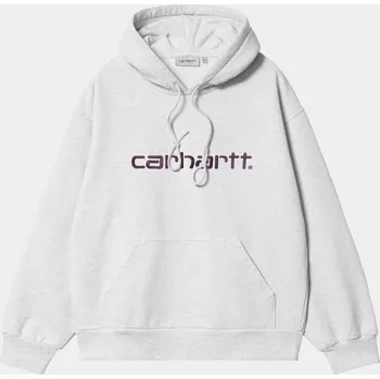 Pánská mikina Carhartt WIP Carhartt HD (ash heather/cozy purple) M, šedá