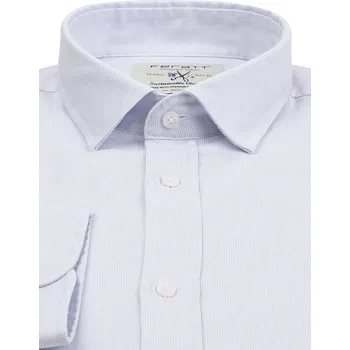 Pánská móda FERATT Pánská košile MARCO SLIM světle modrá Velikost: XXL