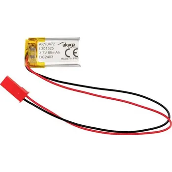 Akyga LP301525 Akupack x Speciální akumulátor Li-Pol 3.7 V 85 mAh