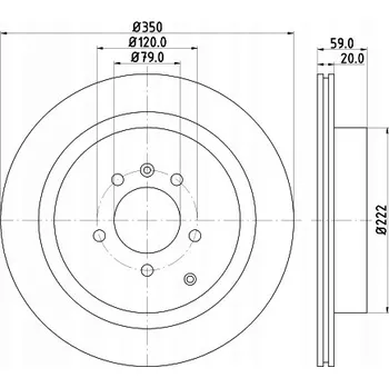 Brzdový kotouč Brzdový kotouč Hella 8DD 355 118-781