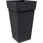 Gardino, Květináč MELROSE QUADRATE, rozměry 45 x 45 x 65 cm, antracit