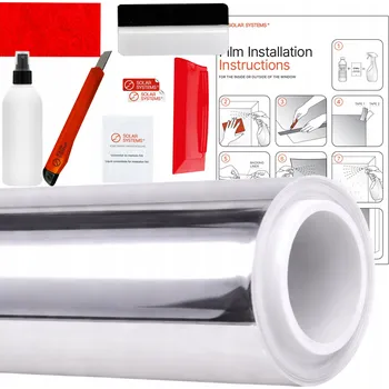 Zrcadlo Benátská zrcadlová Fólie ochrana Zrcadlo 152x900cm, vnitřní Termoizolační