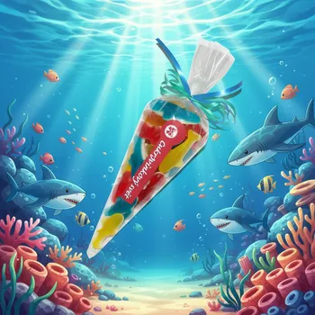 Bonbon Kornoutek Žraloci 150g