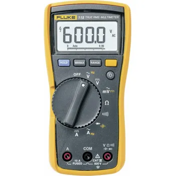 Multimetr Fluke 115 multimetr, Kalibrováno dle (ISO), CAT III 600 V, displej (counts) 6000, 2583583ISO