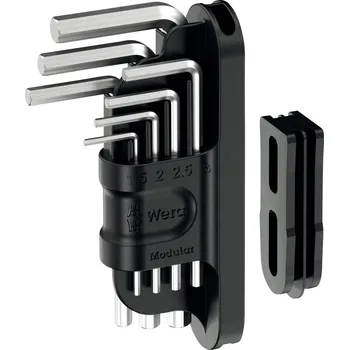 Sada nářadí Wera Tool-Check Modular Winkelschlüssel 1 inbus sada klíčů 1.5 mm, 2 mm, 2.5 mm, 3 mm, 4 mm, 5 mm, 6 mm 7dílná