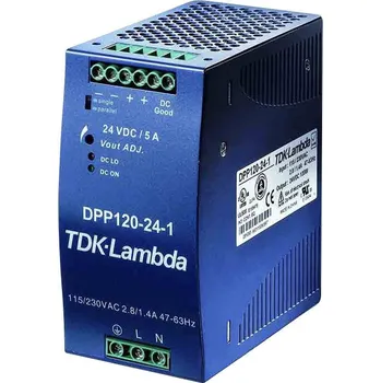 spínaný zdroj TDK-Lambda DPP120-48-1 síťový zdroj na DIN lištu 48 V/DC 2.5 A 120 W Počet výstupů:1 x Obsah 1 ks
