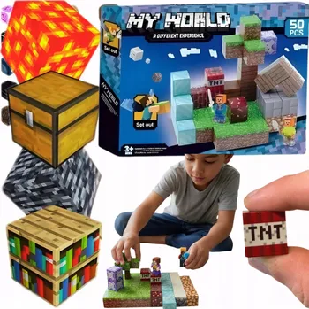 ostatní stavebnice Stavebnice 50 dílků - stavebnice pro děti