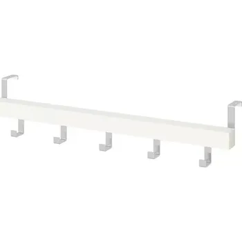 Věšák IKEA TJUSIG VĚŠÁK NA DVEŘE / STĚNU BÍLÝ 60 CM