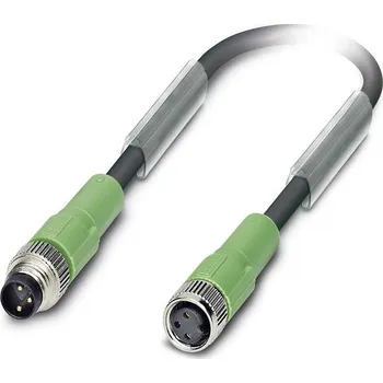 Phoenix Contact SAC-3P-M 8MS/10,0-PUR/M 8FS upravený zástrčkový konektor pro senzory - aktory, 1693322, piny: 3, 10.00 m, 1 ks