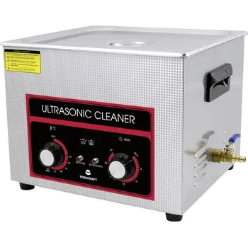Ultrazvuková čistička TOOLCRAFT USC-1500 ultrazvuková čistička, Kancelářské potřeby, Šperky, do dílny, 360 W, 15 l, s ohřevem, S čisticím košem