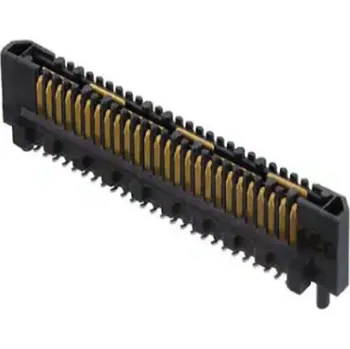 Elektrický konektor Konektor PCB, rozteč: 0.8mm, počet kontaktů: 52, počet řad: 2, Okrajová montáž Konektor karty typu Mezzanine Samtec