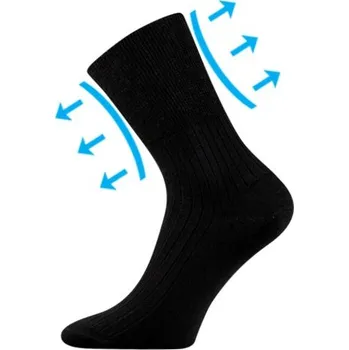 Pánská móda BOMA VOXX ponožky Zdrav. Barva: Černá, Velikost: 43-45 (29-30)