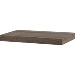 Autronic Polička nástěnná 40 cm, MDF, 3D dekor dub sonoma dark, baleno v ochranné fólii - P-023 SON2