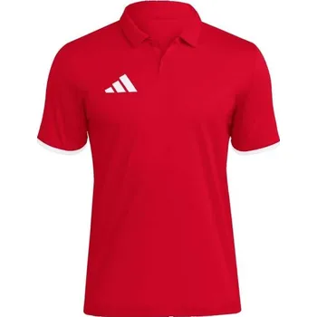Pánské tričko Pánské polo triko adidas ENTRADA 26 POLO L Červená, Bílá