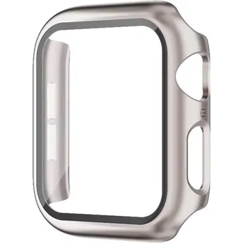 Příslušenství k fitness náramku MůjMiBand.cz Ochranné pouzdro s tvrzeným sklem pro Apple Watch series 11 a 10 - 42 a 46 mm Barva: titanová, Velikost pouzdra: 42mm (Series 10 a 11)