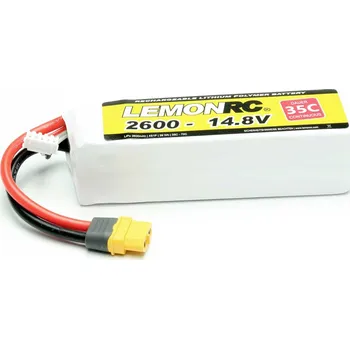 RC vybavení LemonRC 15724 akupack Li-Pol (modelářství), 14.8 V, 2600 mAh, články 4, 35 C, Softcase, XT60
